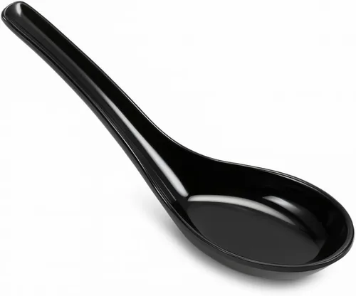 Vista 5 de JapanBargain 2398x12 - Juego de 12 cucharas de sopa de fideos asiáticos, japonesas, chinas, Wonton Soba, arroz Pho Ramen, color beige