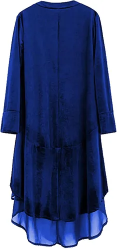 Vista 4 de Cárdigan casual frontal para mujer chaqueta asimétrica lisa N1400