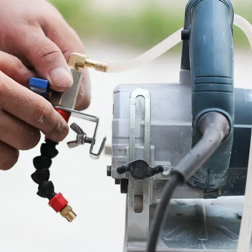 Vista 6 de Accesorio de agua de sierra circular Raizi para máquina de corte húmedo removedor de polvo accesorio de alimentación de agua