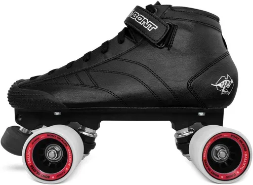 Vista 4 de Bont Prostar Roller Derby Skates - Botas veganas moldeables por calor con placa Prodigy