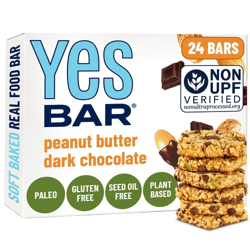 Vista 14 de The YES Bar Barra de manzana y canela crujiente – Proteína a base de plantas, barra de aperitivo decadente – Vegana, paleo, sin gluten, sin lácteos