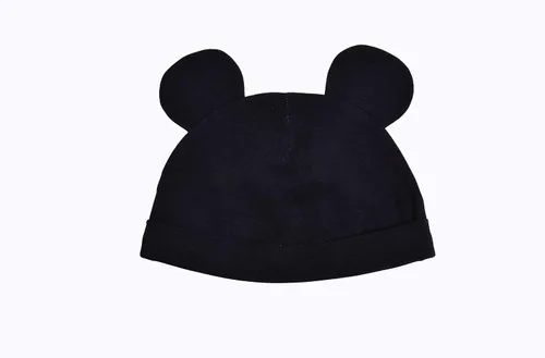 Vista 4 de Disney Conjunto de body y gorra de Mickey Mouse para recién nacidos y bebés color negro