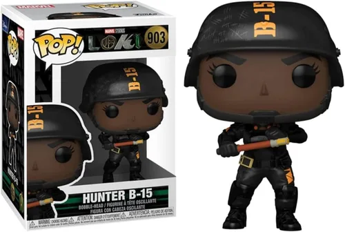 Vista 3 de Funko Pop Marvel: Loki - Hunter B-15 Multicolor - Exclusivo de Amazon - Figura de vinilo coleccionable - Idea de regalo - Producto