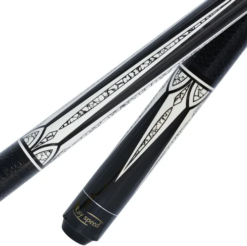 Vista 2 de 58" Pool Cue Low Deflection Billiard Cue 12.5mm Tip FPB-blanco