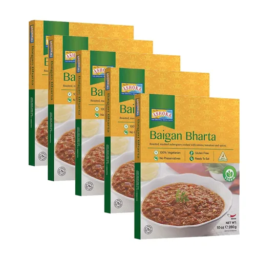 Vista 18 de Ashoka Comidas sin gluten, listas para microondas, veganas con granos negros y frijoles, comidas para calentar y servir, todas naturales Delhi Dal
