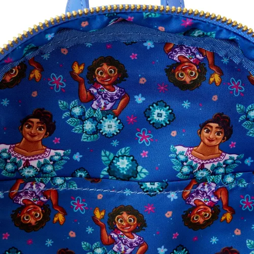 Vista 7 de Loungefly Mini-mochila Disney Encanto Luisa Madrigal, exclusiva de Tienda