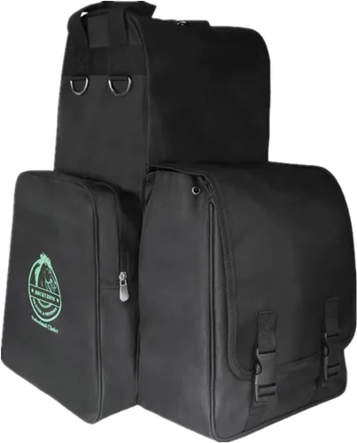 Vista 8 de Botas de equitación profesionales llevan bolsas ecuestres duraderas portátiles con compartimento para casco