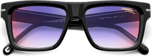Vista 5 de Carrera Gafas de sol unisex Negro/Azul Sombreado Rojo