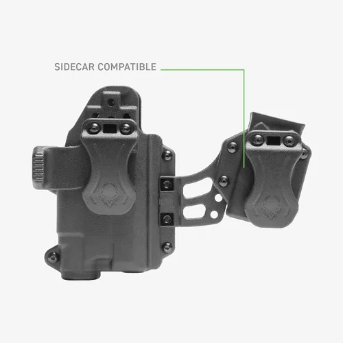 Vista 8 de Alien Gear Photon Mag Carrier - Adjustable Cant, Retention, Ride Height - IWB/OWB Magazine Holder - Sidecar - Mag Holder, Tactical Mag Pouch - Made