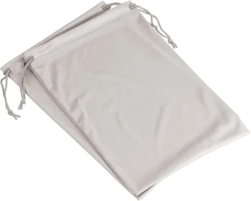 Vista 8 de PATIKIL Bolsa de gafas de esquí de microfibra para gafas de nieve, funda de almacenamiento suave, bolsa con cordón