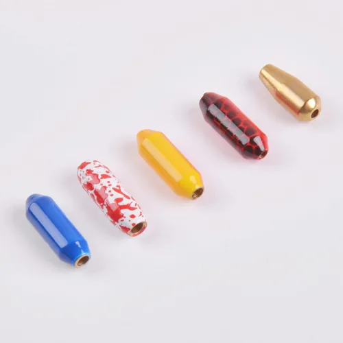 Vista 6 de OROOTL Fishing Spinner Lure Bodies Kit, Brass Lure Bodies for Spinner Making Painted Lure Weights Fish Eye Beads Assortment Inline Spinnerbaits