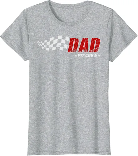 Vista 31 de Dad Pit Crew Race Car Birthday Family Matching Pit Crew Camiseta Pit Crew