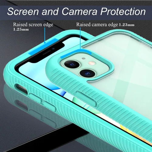Vista 4 de CellEver - Fundas para iPhone 11 (2 protectores de pantalla de cristal incluidos)