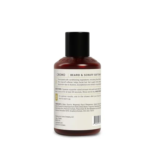 Vista 6 de Cremo Cedar Forest Suavizante para Barba y Vello Facial Áspero, Suaviza y Acondiciona el Vello Facial Áspero de Todas las Longitudes en Solo 30