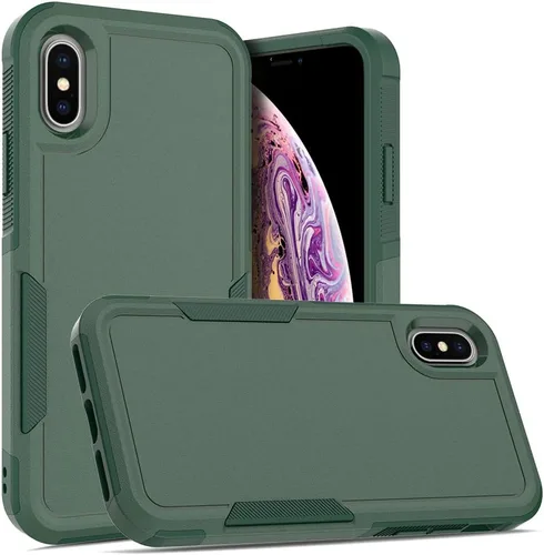 Vista 48 de Funda protectora para iPhone 8 Plus, iPhone 7 Plus de 5.5 pulgadas, a prueba de golpes, resistente y duradera, color verde