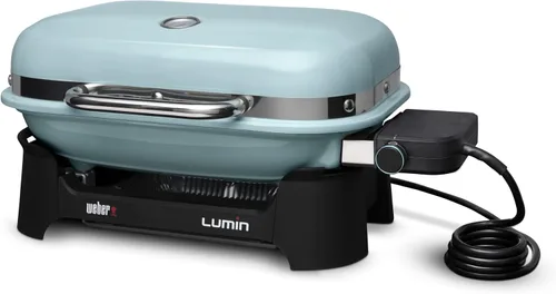 Vista 22 de Weber Lumin - Parrilla de barbacoa eléctrica compacta para exteriores, color negro - Ideal para espacios pequeños como patios, balcones y terrazas