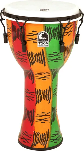 Vista 15 de Freestyle II Cuerda Tuned Djembe - Atardecer africano (9")