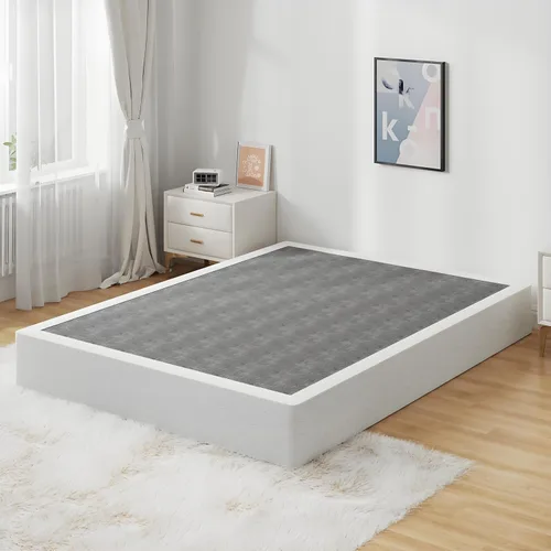 Vista 11 de Snaye Base de Cama con Somier Tamaño Individual de 5 Pulgadas, Somier Individual Resistente de 1500lbs Base de Colchón de Metal, Montaje Fácil sin