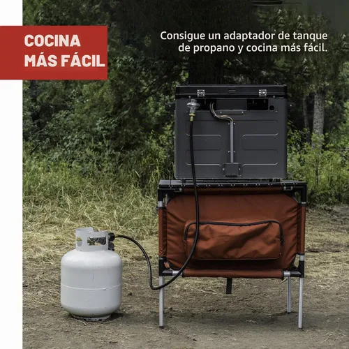 Vista 4 de Manguera adaptadora Camp Chef de 5 pies, para usar con reguladores HRDSP desechables