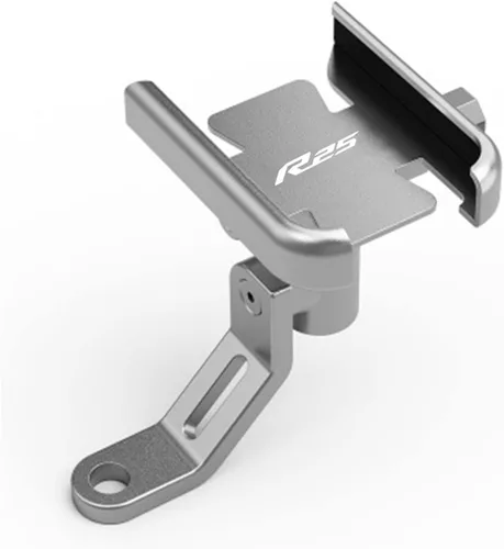 Vista 8 de Soporte de teléfono para YZFR1 YZFR3 YZFR6 YZFR25 YZF R1 R3 R6 R25 motocicleta CNC Accesorios Espejo Espejo Teléfono móvil Soporte Espejo Teléfono