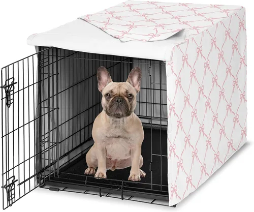Vista 12 de Sweet Jojo Designs Funda para Jaula de Perro Mediano de 36 Pulgadas (Floral Bohemio) para Jaulas de Mascotas para Niñas, Fundas para Perreras Óxido