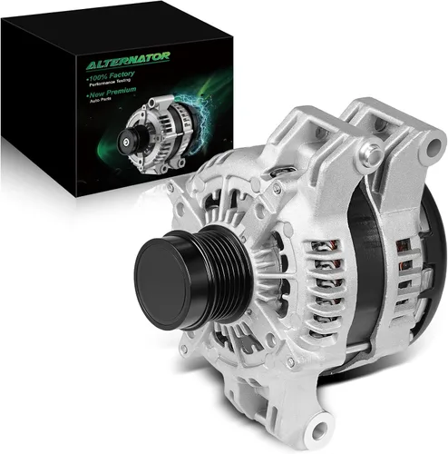 Vista 14 de Alternador de 4.0L para: Ford Explorer 2002 2003 2004, Explorer Sport Trac 2001-2004 para: Mercury Mountaineer 2001-2004, polea de 6 ranuras de 12V
