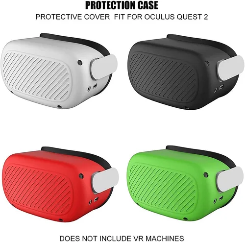 Vista 6 de Funda a prueba de polvo Carcasa protectora VR Accesorios Soft Fit para Oculus Quest 2 VR Gafas adecuadas para su equipo de realidad virtual