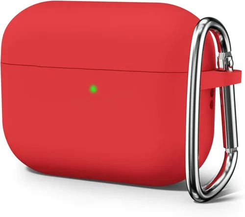 Vista 23 de Oakxco Funda de silicona para Airpods 3, bonita funda rígida femenina para Airpods de 3ª generación con llavero, gel de goma colorido suave de TPU