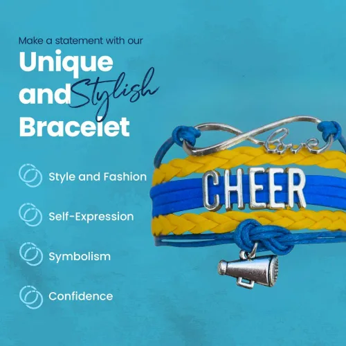 Vista 3 de Infinity Collection Cheerleading Bracelets