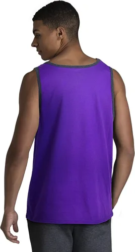 Vista 4 de Fruit of the Loom Men's Eversoft Cotton Sleeveless T Shirts, Breathable & Moisture Wicking with Odor Control, Sizes S-4X