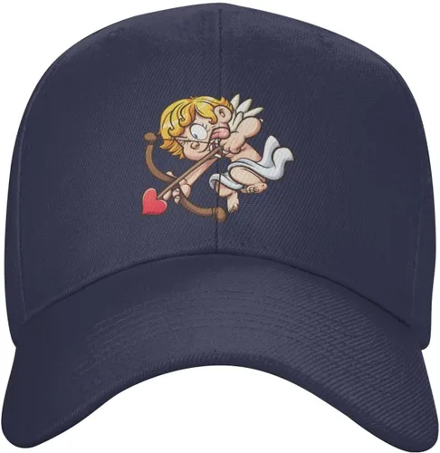 Vista 2 de Valentine's Day Angel Baseball Cap for Men Women Classic Solid Color Adjustable Dad Hat