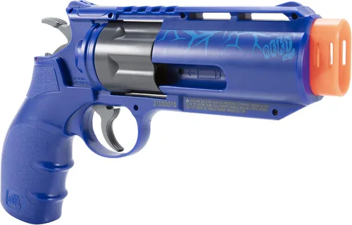 Vista 2 de Rekt Jury - Pistola Lanzadora de Dardos de Espuma Revolver, color azul (paquete de 3)