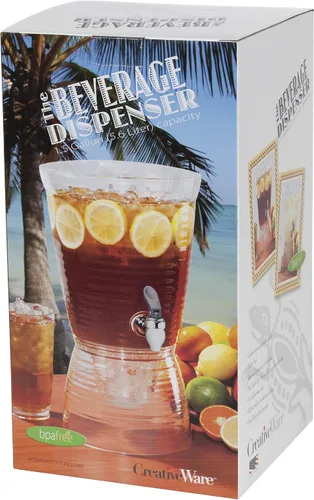 Vista 3 de CreativeWare Dispensador de bebidas de corteza de 1.5 galones