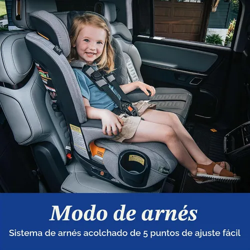 Vista 2 de Chicco MyFit Harness + Booster Car Seat, 5-Point Harness and High Back Seat Stratus