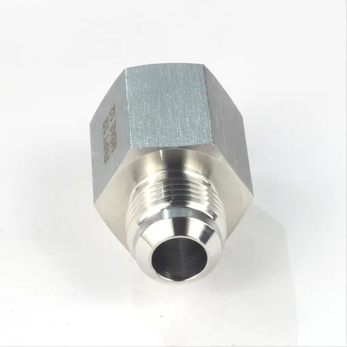 Vista 6 de HFS (R) 1/2" hembra NPT a 1/2" macho SAE tubería adaptador reductor acero inoxidable 304
