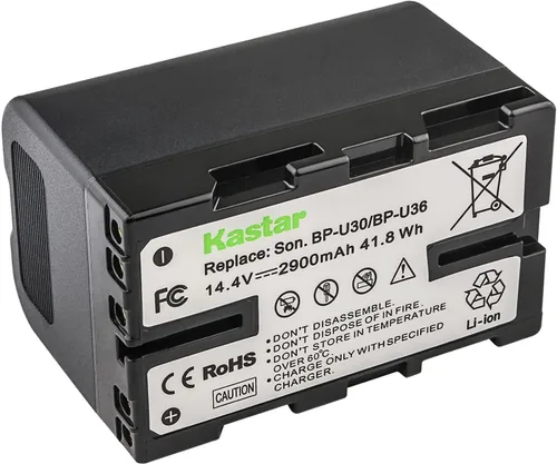 Vista 2 de Kastar Paquete de 4 baterías y AC LCD cargador rápido compatible con Sony BP-U30 BP-U35 BP-U60 BP-U60T BP-U66 BP-U65 BP-U68 BP-U70 BP-U90 BP-U95