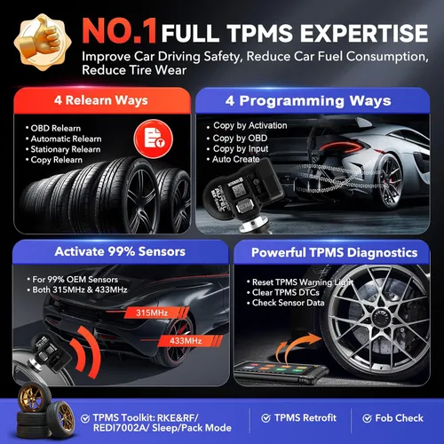 Vista 4 de Autel Escáner MaxiSYS MS906 PRO-TS, 2026 Igual que MS906 PRO2-TS MK906S PRO2-TS Hasta de MP900TS MS906MAX MS906PRO, V2.0 TPMS completo y ECU C0ding