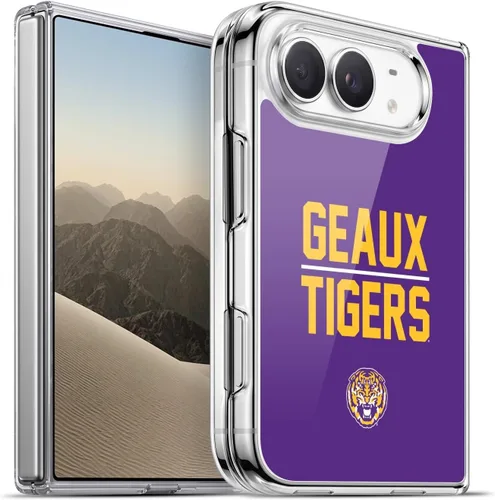 Vista 258 de Head Case Designs Funda de gel suave con licencia oficial de la Universidad Estatal de Louisiana LSU Camou compatible con Apple iPhone 7 Plus/iPhone