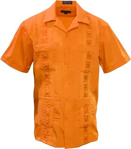 Vista 4 de Gravity Threads Camisa de verano Guayabera para hombre