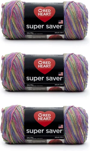 Vista 20 de Red Heart Hilo Super Saver, paquete de 3, camuflaje, 3