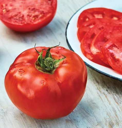 Vista 7 de Burpee 'Better Boy' - Semillas de tomate híbridas, gran variedad de tomate rojo en rodajas, 30 semillas de vegetales sin OMG para plantar, tomate