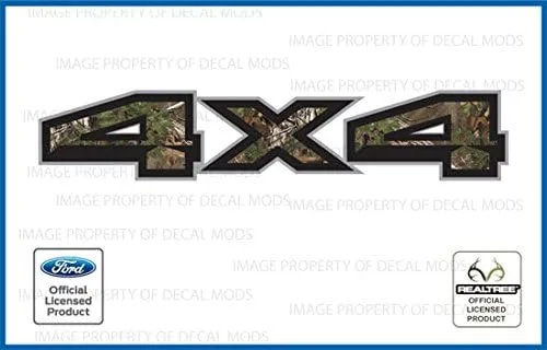 Vista 6 de Calcomanías adhesivas para camiones 4X4 para Ford F150 (2015-2020) Realtree - AP [Juego de 2]