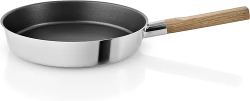 Vista 3 de Eva Solo Sartén de acero inoxidable de 8 pulgadas con estufa de inducción, antiadherente, apta para horno