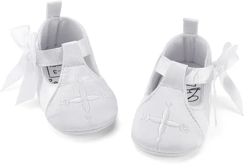 Vista 2 de Zapatos de bautizo con suela premium para bebés y niños pequeños