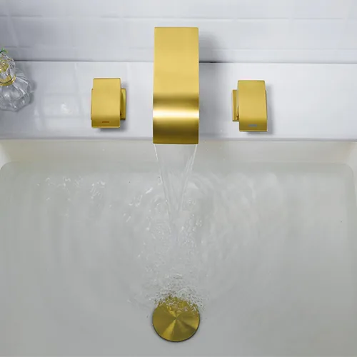 Vista 3 de Desagüe desplegable para lavabo de baño con desbordamiento, tapón de tocador de lavabo dorado oscuro cepillado, tapón de estilo rebote de latón