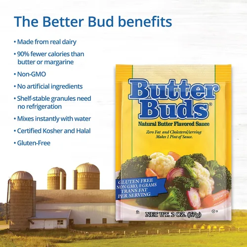 Vista 5 de Butter Buds 4 paquetes de 2 onzas