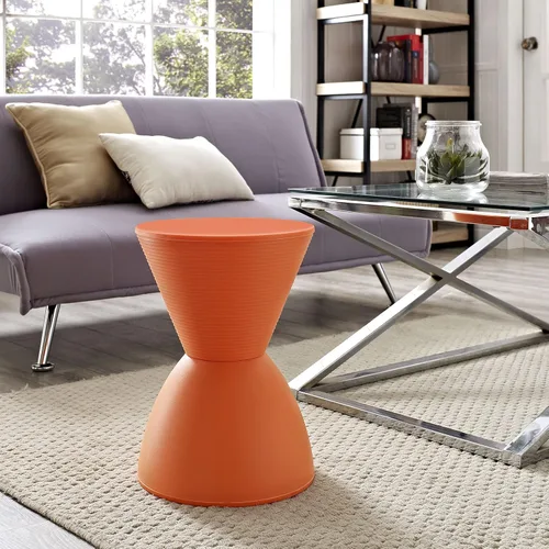 Vista 7 de Modway Haste - Taburete moderno y contemporáneo con forma de reloj de arena, color verde