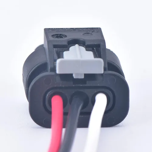 Vista 6 de 3 Pin PDC Sensor de estacionamiento Plug Auto Conector para Golf Passat A1 A3 A4 A6 A7 Q5 Q7 R8 4F0973703 1718653-1