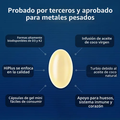 Vista 6 de Vitamina D3 10,000 UI + K2 200 mcg, 300 cápsulas blandas Aceite de coco Apoyo 2 en 1 para huesos, inmunes y cardíacos Fácil de tragar, sin OMG