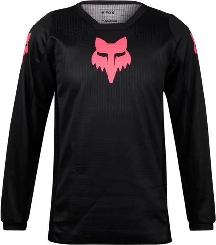 Vista 5 de Fox Racing Camiseta de motocross 180 para niñas jóvenes, color negro/negro, talla S